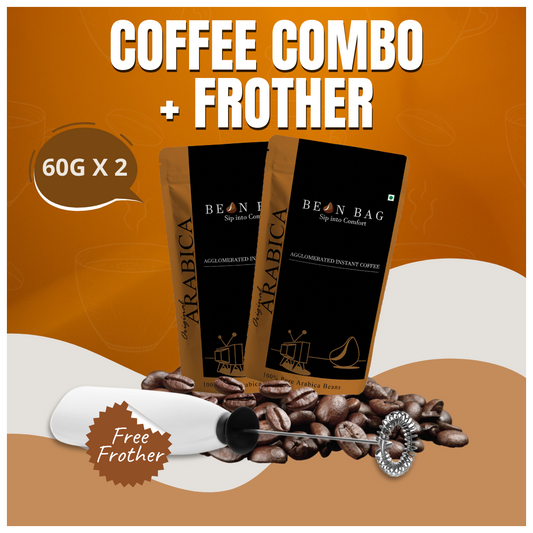 Original Arabica Combo of 2(60g) + Frother